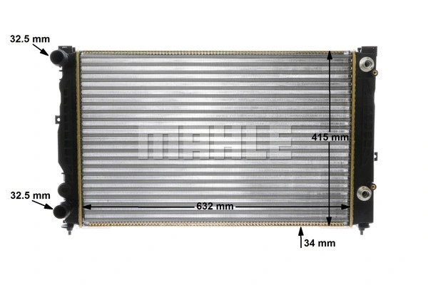 Radiator, engine cooling