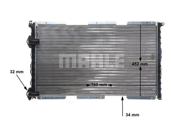 Radiator, engine cooling