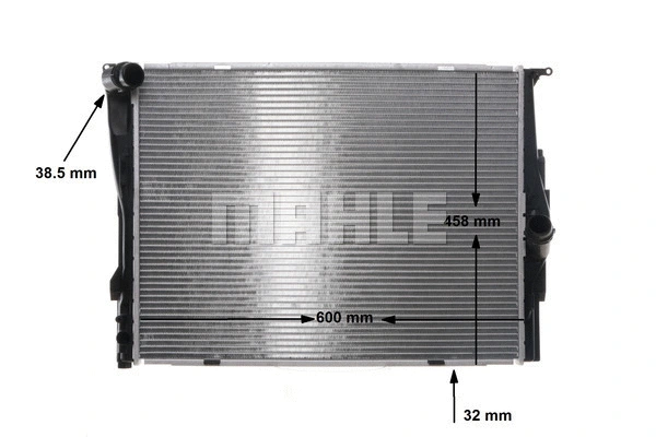 Radiator, engine cooling