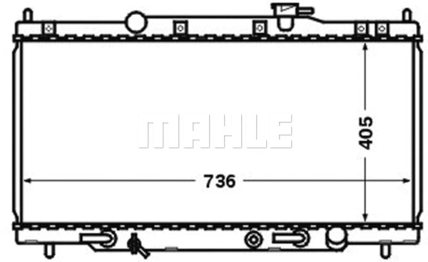 Radiator, engine cooling