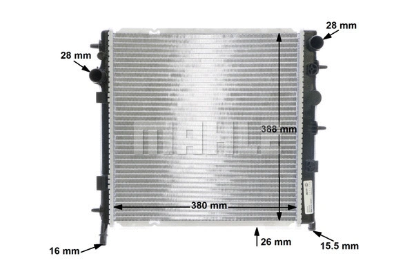 Radiator, engine cooling