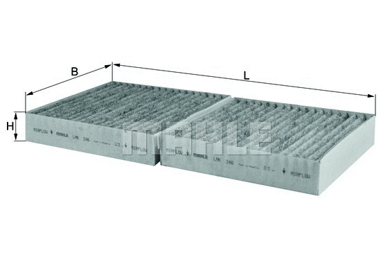 Filter, cabin air (LAK 246)