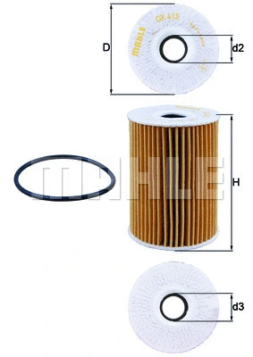 Oil Filter (OX 415D)