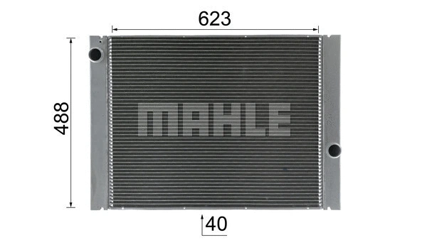 Radiator, engine cooling