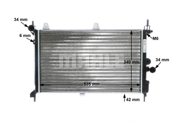 Radiator, engine cooling
