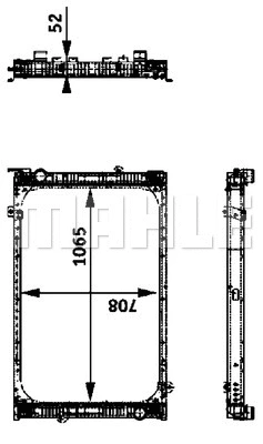 Radiator, engine cooling