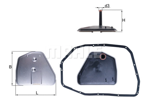 Hydraulic Filter, automatic transmission (HX 164D1)