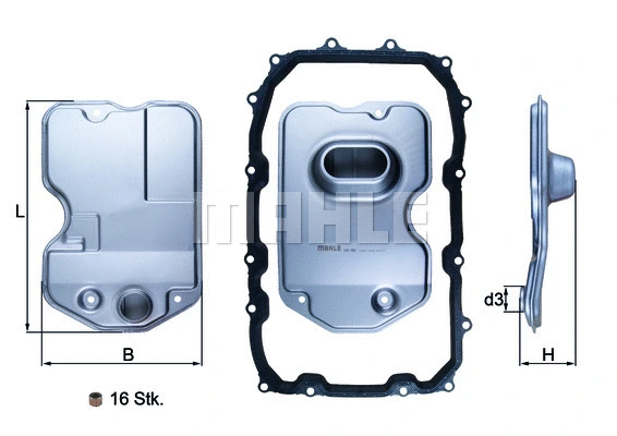 Hydraulic Filter, automatic transmission (HX 160KIT)