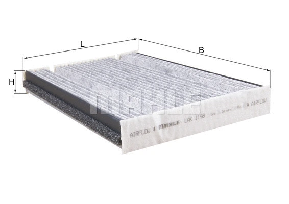Filter, cabin air (LAK 1198)