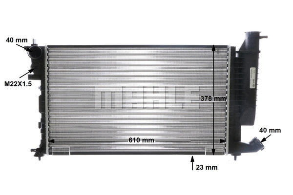 Radiator, engine cooling