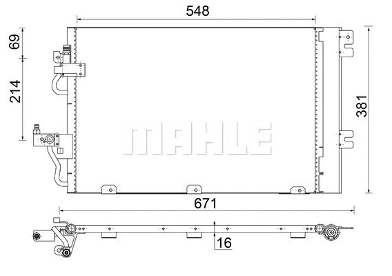 Condenser, air conditioning