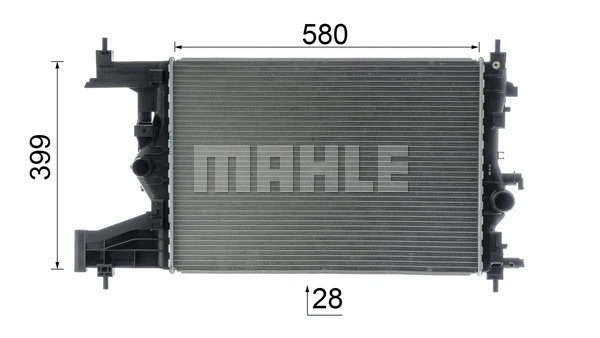 Radiator, engine cooling
