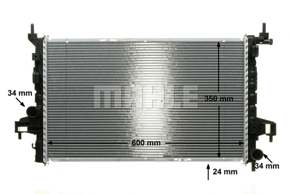Radiator, engine cooling