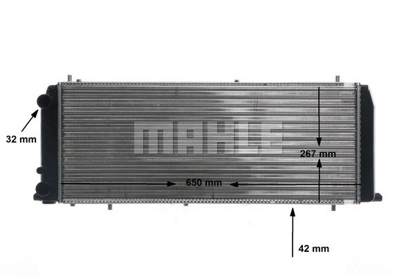 Radiator, engine cooling