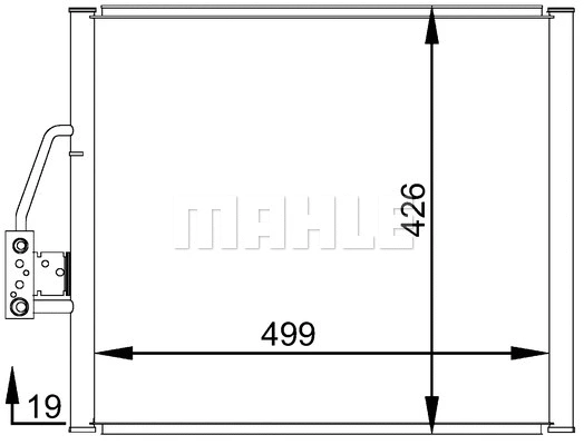 Condenser, air conditioning (AC 277 000S)