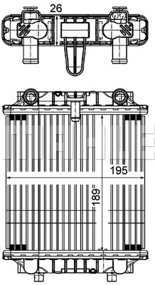 Radiator, engine cooling