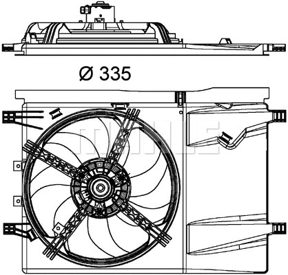 Fan, engine cooling