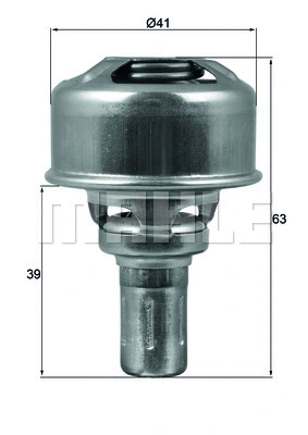 Thermostat, coolant (TX 174 86)