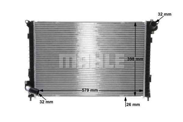 Radiator, engine cooling