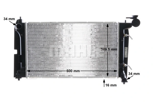 Radiator, engine cooling