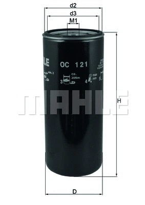 Oil Filter (OC 121)
