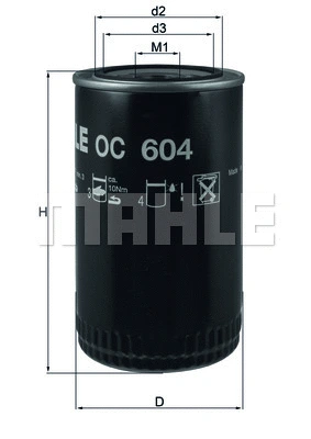 Oil Filter (OC 604)