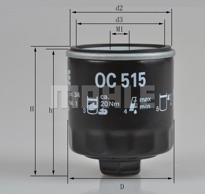 Oil Filter (OC 515)