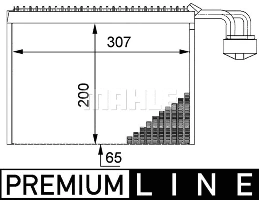 Evaporator, air conditioning