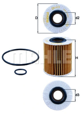 Oil Filter (OX 413D1)