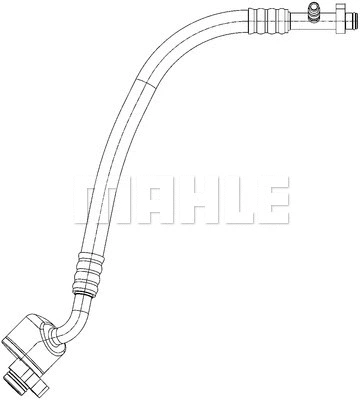 Low Pressure Line, air conditioning (AP 131 000P)