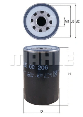 Oil Filter (OC 206)