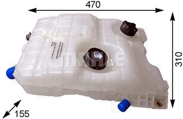 Expansion Tank, coolant (CRT 101 000S)