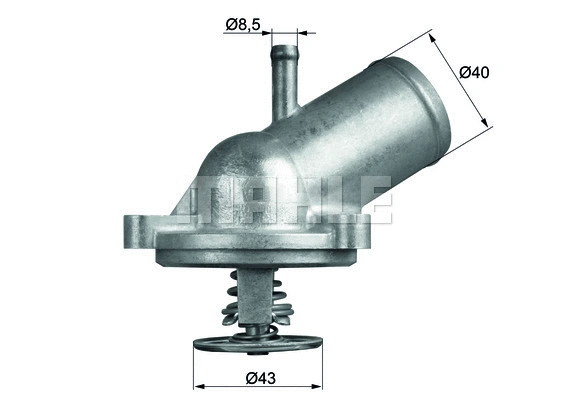 Thermostat, coolant (TI 209 87D)