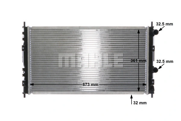 Radiator, engine cooling