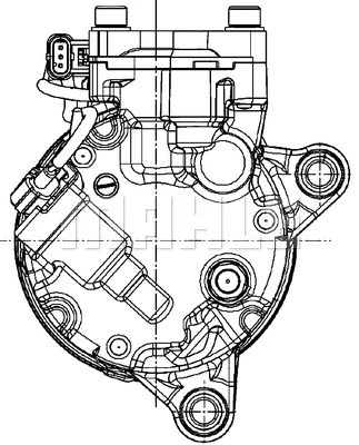 Compressor, air conditioning (ACP 599 000P)