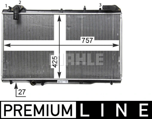 Radiator, engine cooling
