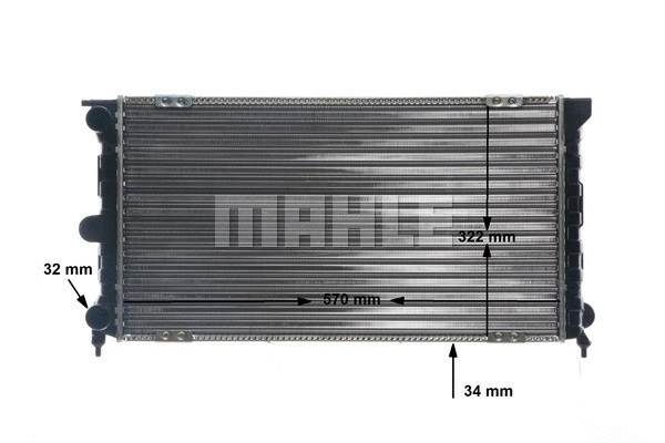 Radiator, engine cooling