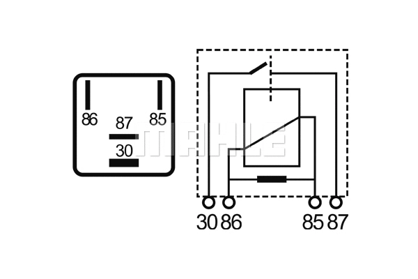 Relay, main current
