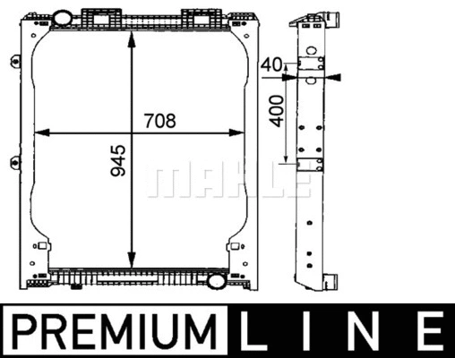 Radiator, engine cooling