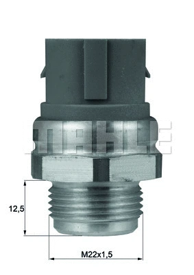 Temperature Switch, radiator fan (TSW 48D)
