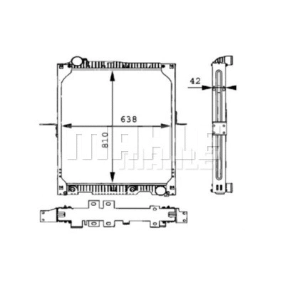 Radiator, engine cooling