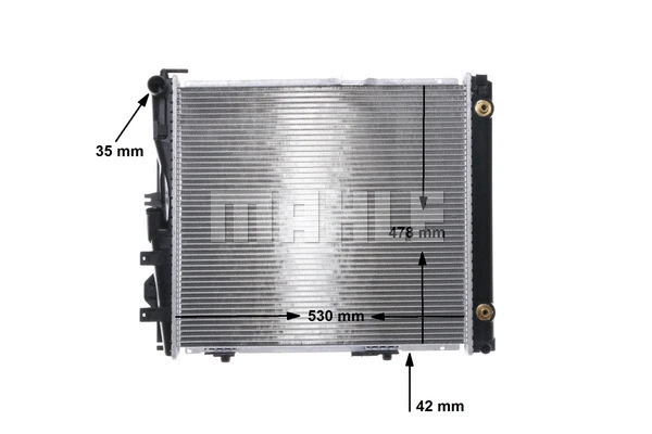 Radiator, engine cooling