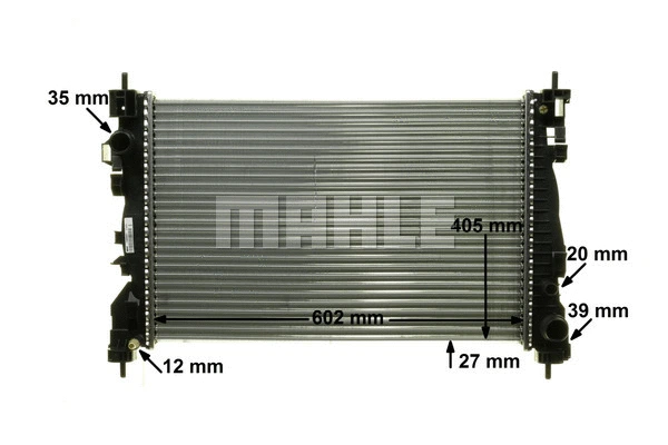 Radiator, engine cooling
