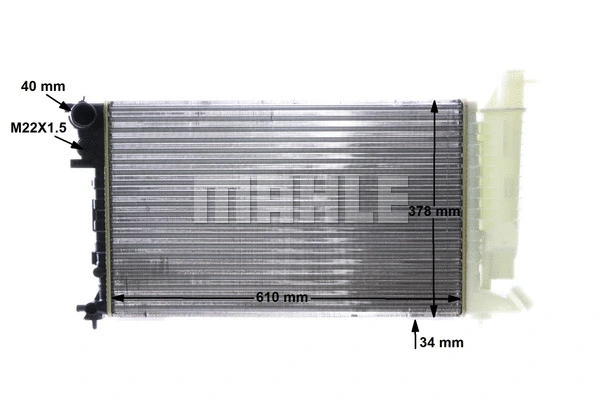 Radiator, engine cooling
