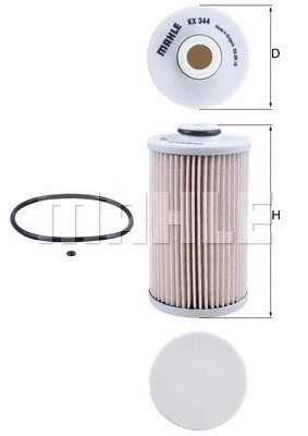 Fuel Filter (KX 344D)