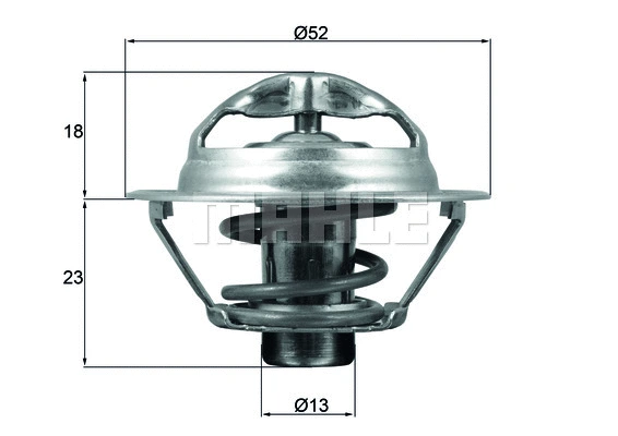 Thermostat, coolant (TX 175 95D)