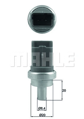 Sensor, coolant temperature (TSE 18)