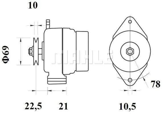 Alternator (MG 1136)