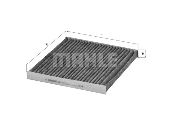 Filter, cabin air (LAK 107)