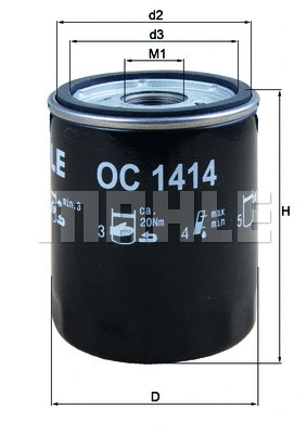 Oil Filter (OC 1414)